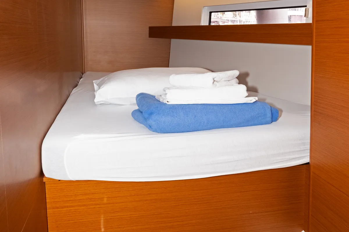 Galley of Sun Kiss, a Jeanneau Sun Odyssey 440 sailboat at Split, Croatia