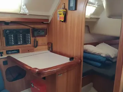 Cabin on ARMONIA, a Dufour Gib Sea 43 sailboat at Volos Municipality, Greece