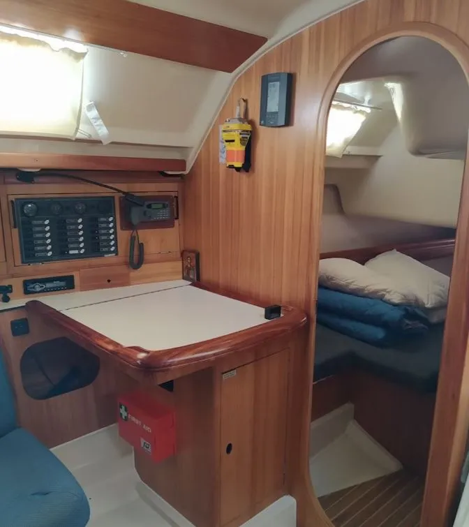 Cabin on ARMONIA, a Dufour Gib Sea 43 sailboat at Volos Municipality, Greece
