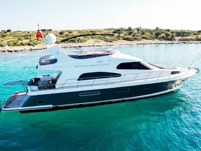 Exterior view of ZEUS, a Gulet Custom built 183 motor yacht at Kadıköy, Turkey