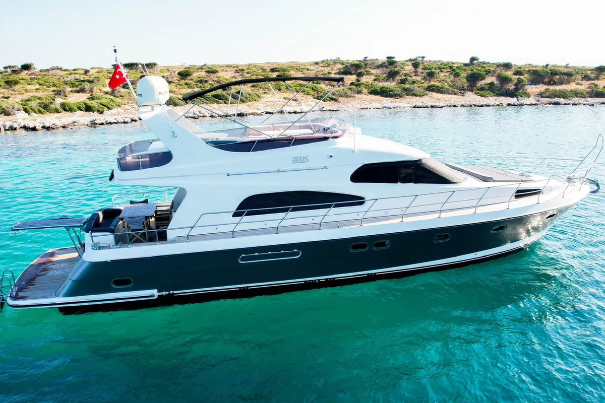 Exterior view of ZEUS, a Gulet Custom built 183 motor yacht at Kadıköy, Turkey