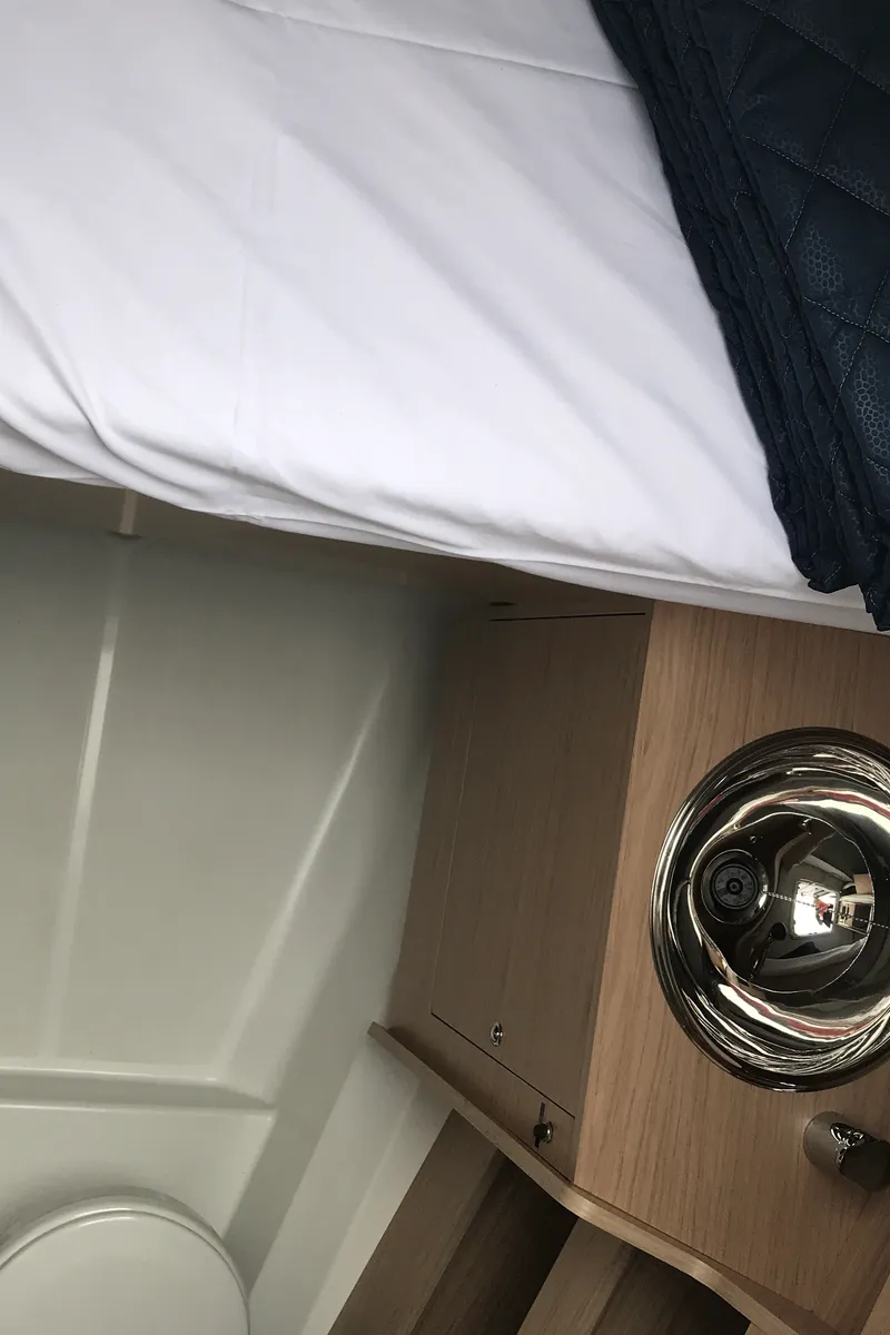 Head on Gacrux, a Beneteau Oceanis 51.1 sailboat at Rosignano Solvay, Italy