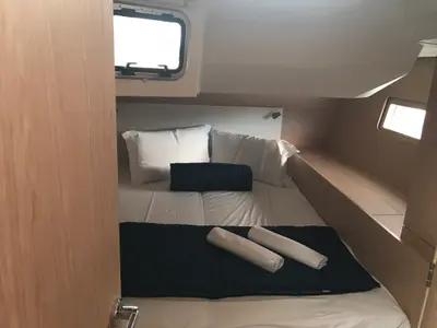 Cabin on Gacrux, a Beneteau Oceanis 51.1 sailboat at Rosignano Solvay, Italy