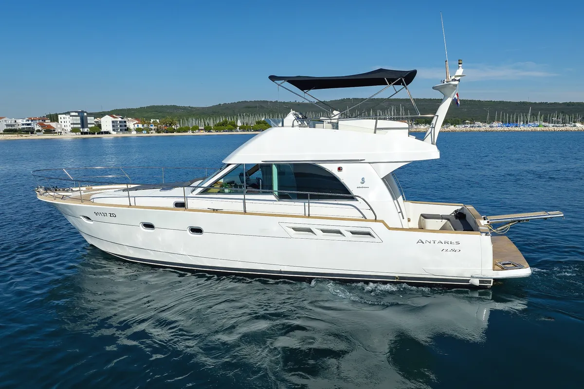 Cabin on KATANA, a Beneteau Antares 13,80 motor yacht at Općina Sukošan, Croatia