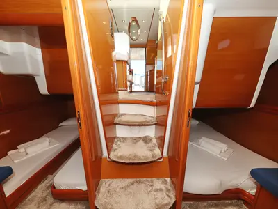 Salon of KATANA, a Beneteau Antares 13,80 motor yacht at Općina Sukošan, Croatia