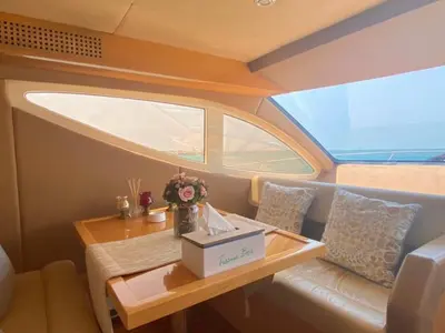 MY STARK, a Gulf Craft Majesty 44 motorboat at Athens, Greece