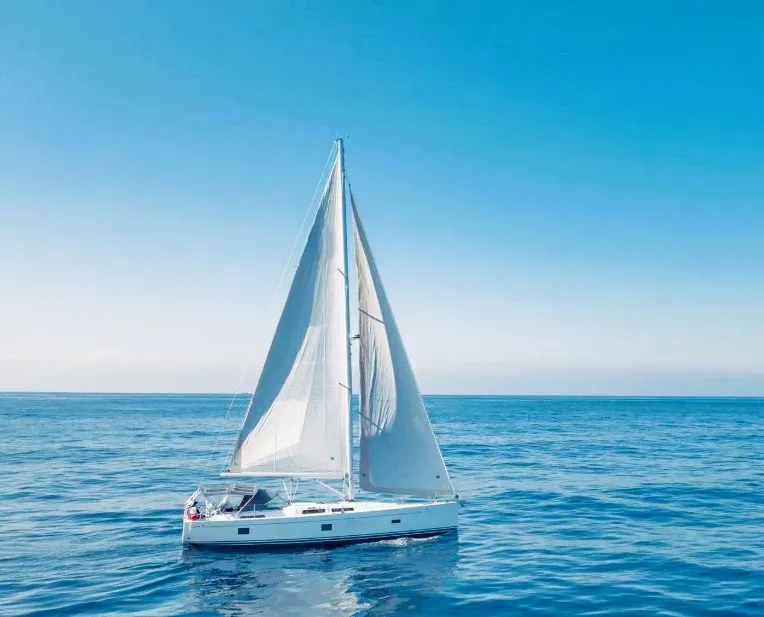 Theodora, a Hanse 458 sailboat at Lefkada, Greece