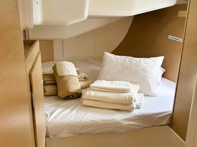 Theodora, a Hanse 458 sailboat at Lefkada, Greece