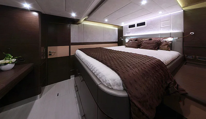 Serenity, a Sunreef 60 catamaran at Lavreotiki, Greece