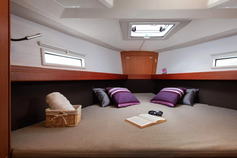 Cabin on NINA, a Bavaria Cruiser 41 sailboat at Split, Croatia