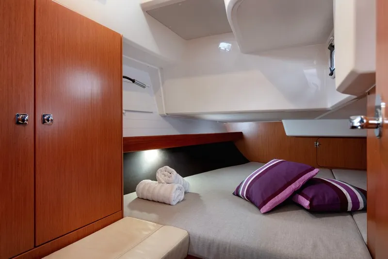 Cabin on NINA, a Bavaria Cruiser 41 sailboat at Split, Croatia