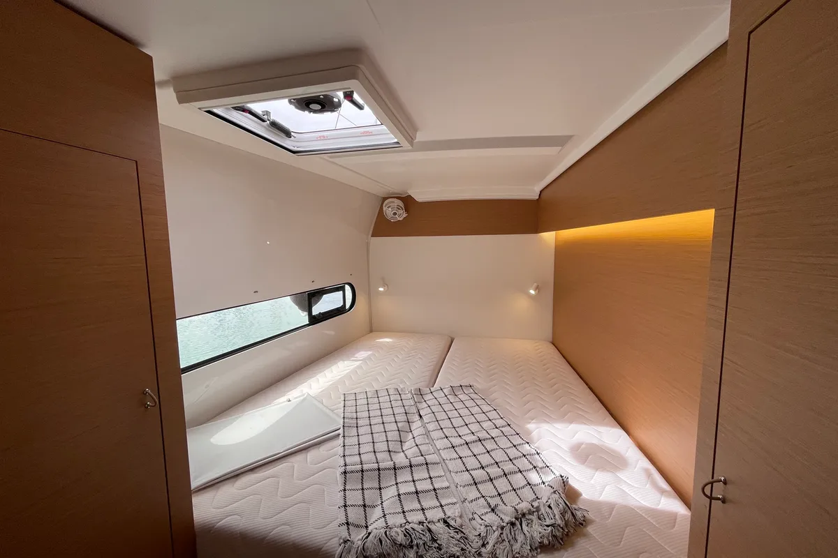 Cabin on Saona, a Excess 11 catamaran at Ibiza, Spain