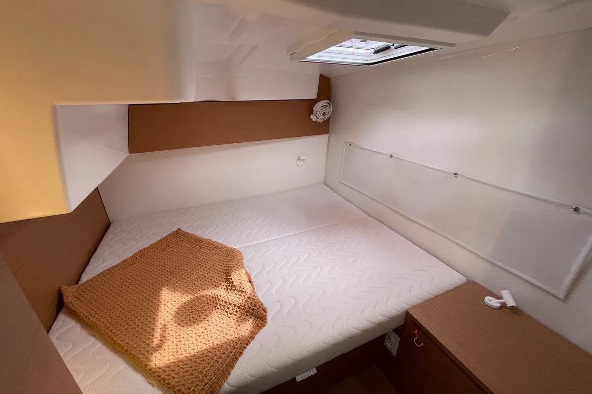 Cabin on Saona, a Excess 11 catamaran at Ibiza, Spain