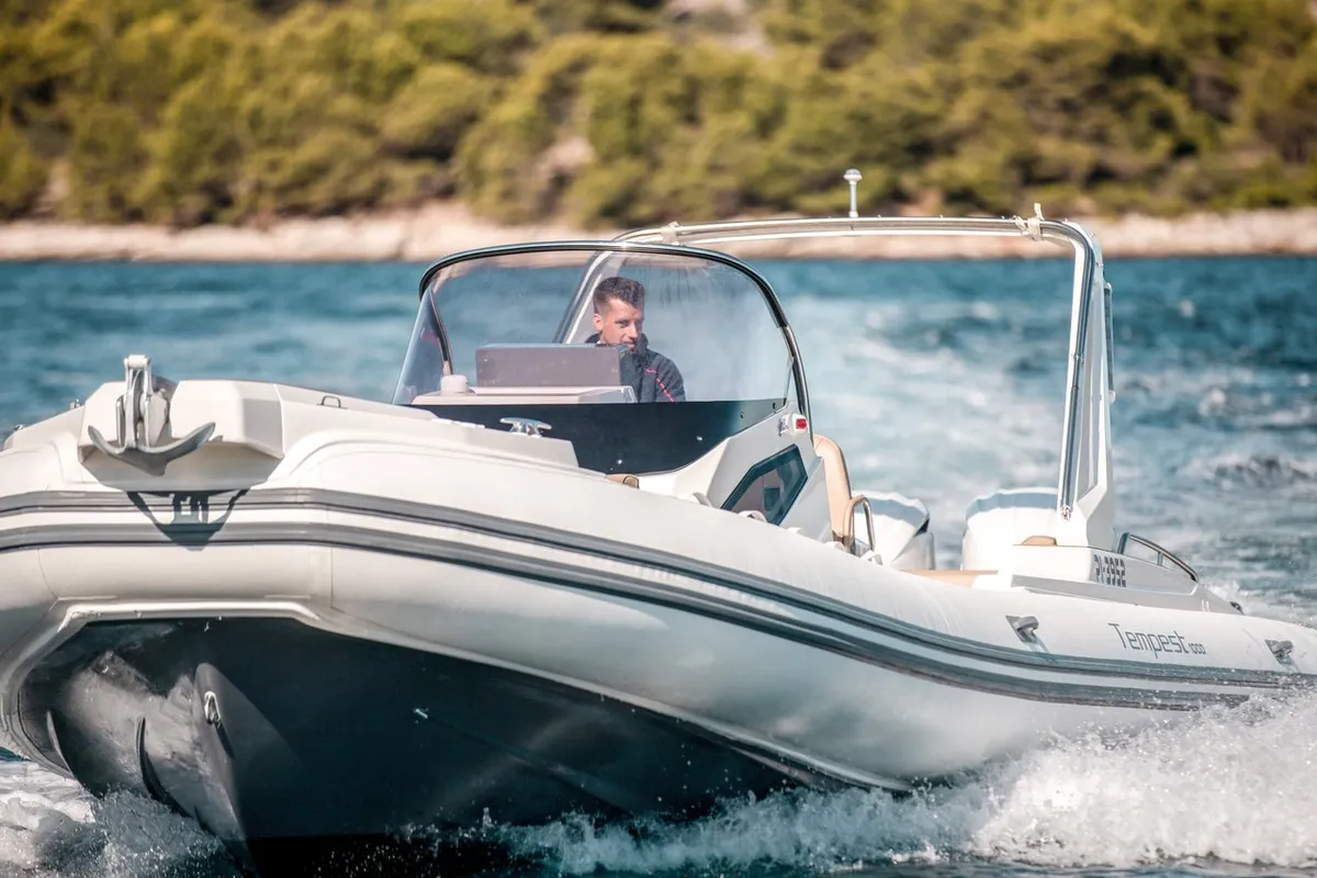 Exterior view of Biba, a Capelli Tempest 1000 OPEN RIB at Sukošan, Croatia