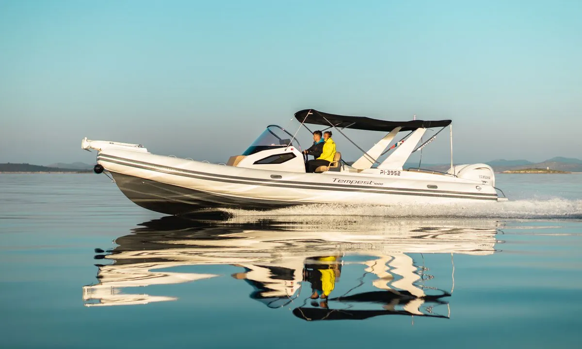 Exterior view of Biba, a Capelli Tempest 1000 OPEN RIB at Sukošan, Croatia