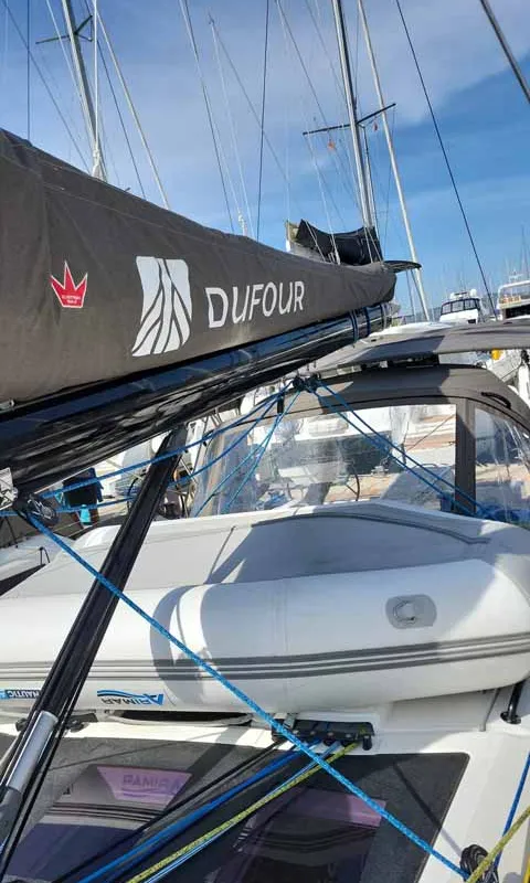Makani, a Dufour 41 Performance sailboat at Grad Trogir, Croatia
