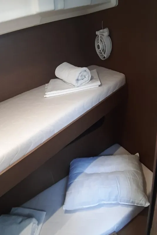 Cabin on Georgio, a Beneteau Oceanis 51.1 sailboat at Municipal Unit of Lefkada, Greece