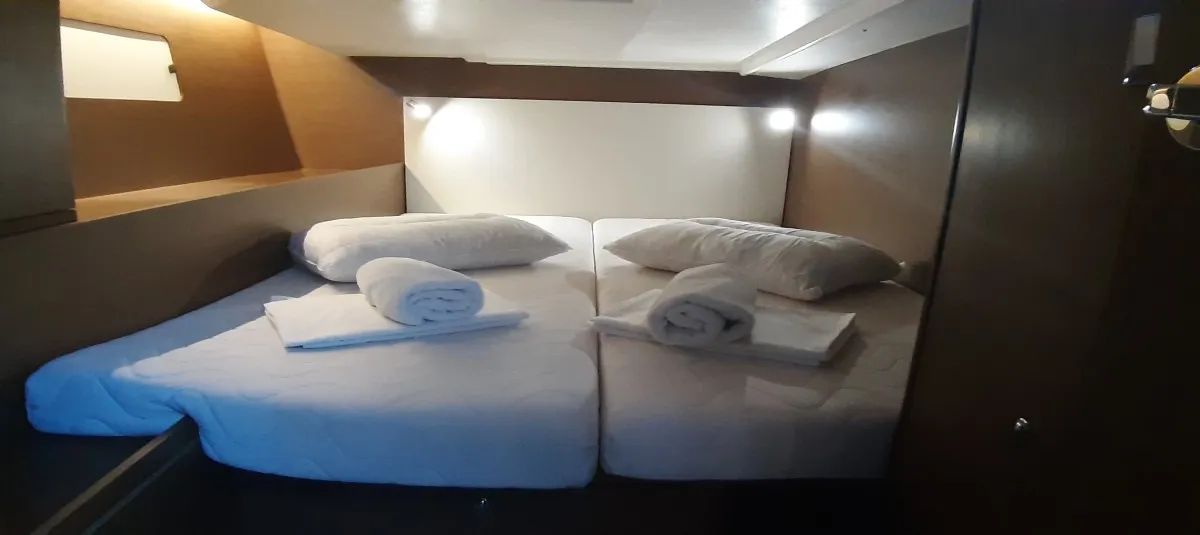 Cabin on Georgio, a Beneteau Oceanis 51.1 sailboat at Municipal Unit of Lefkada, Greece