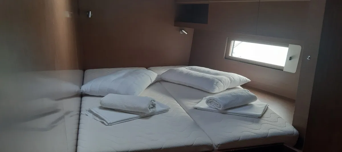 Cabin on Georgio, a Beneteau Oceanis 51.1 sailboat at Municipal Unit of Lefkada, Greece