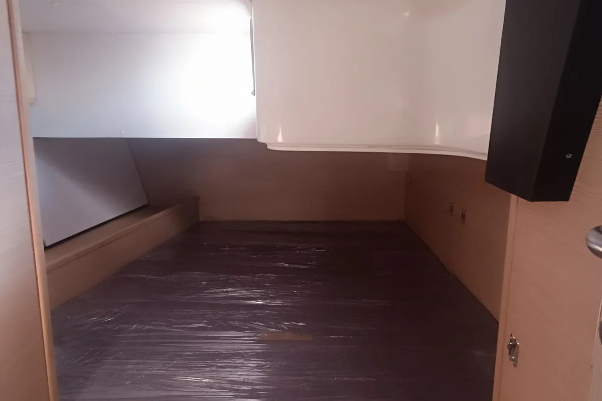 Cabin on Mila D&D Kufner 50 I., a D&D Kufner 50 sailboat at Trogir, Croatia