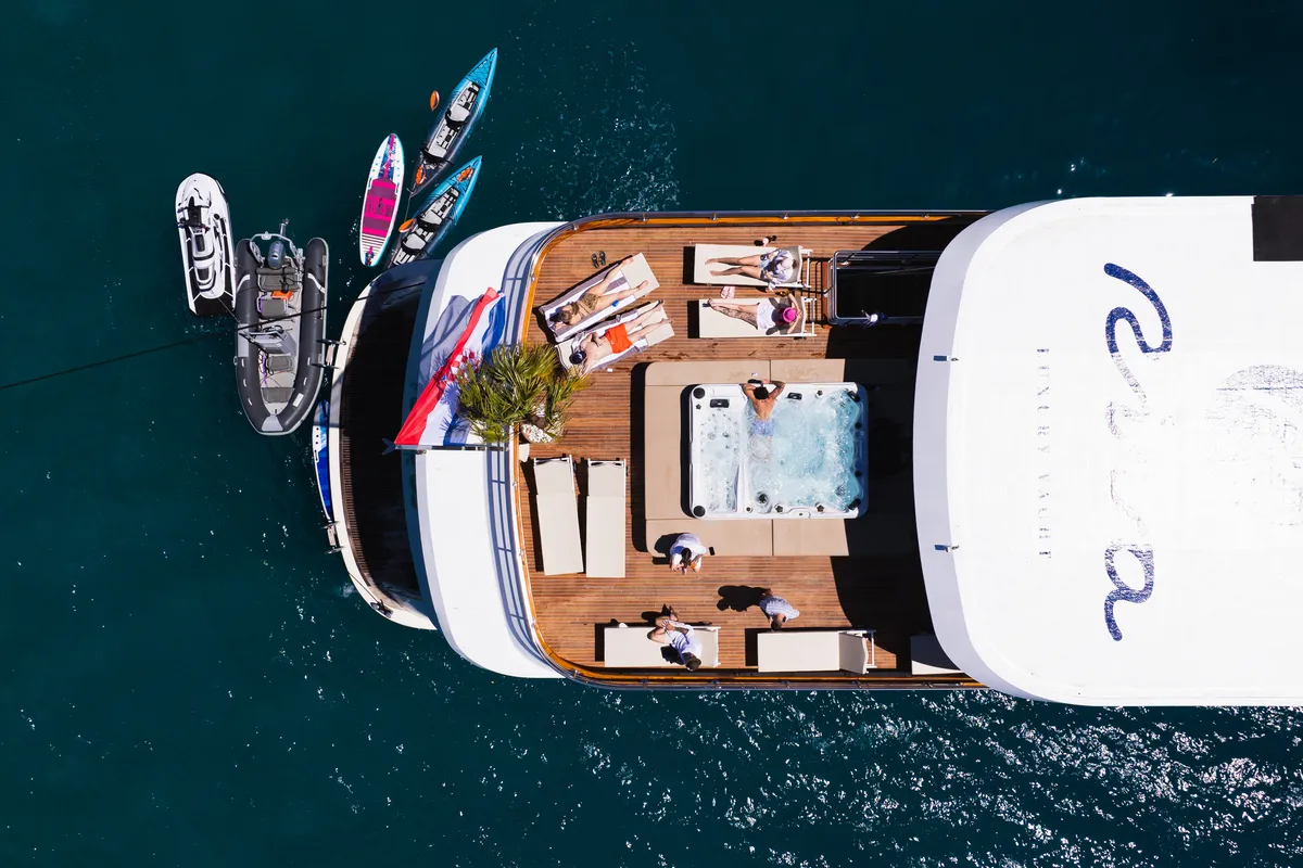 Riva, a Gulet Motoryacht motor yacht at Split, Croatia