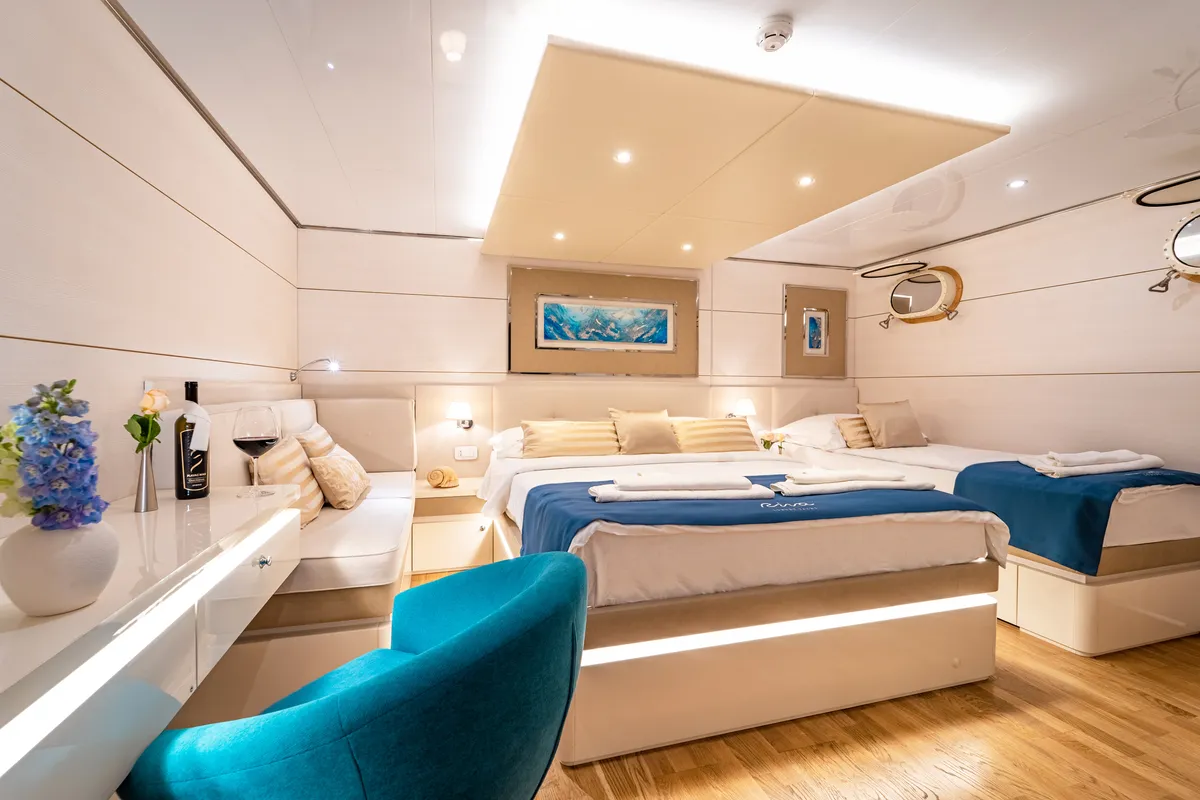 Riva, a Gulet Motoryacht motor yacht at Split, Croatia
