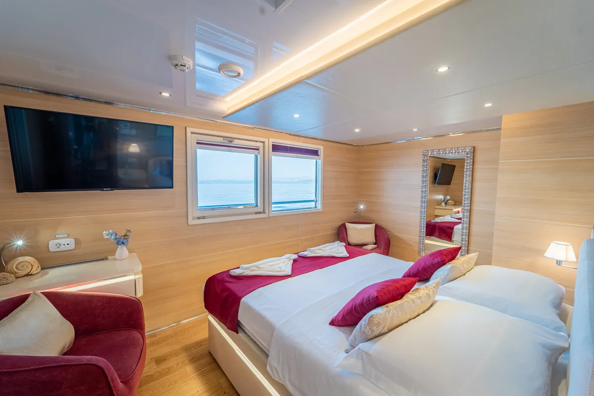 Riva, a Gulet Motoryacht motor yacht at Split, Croatia