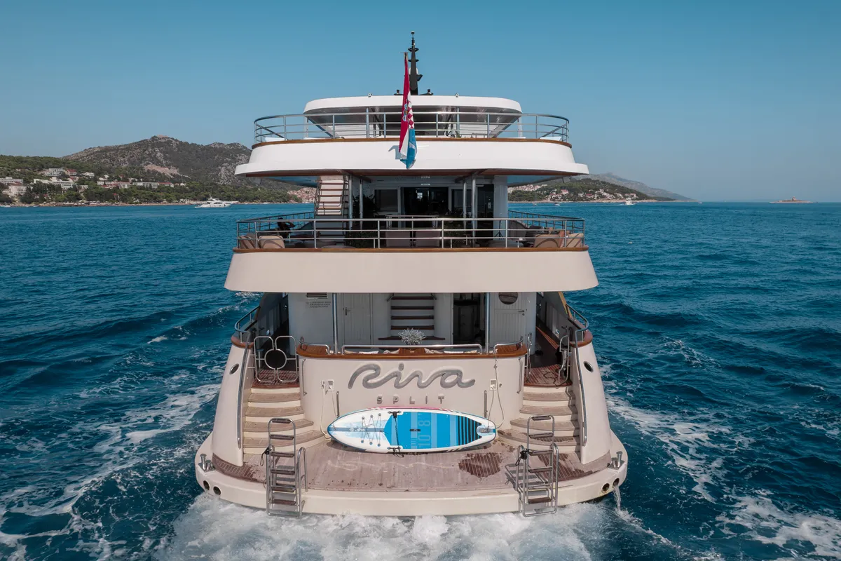 Exterior view of Riva, a Gulet Motoryacht motor yacht at Split, Croatia