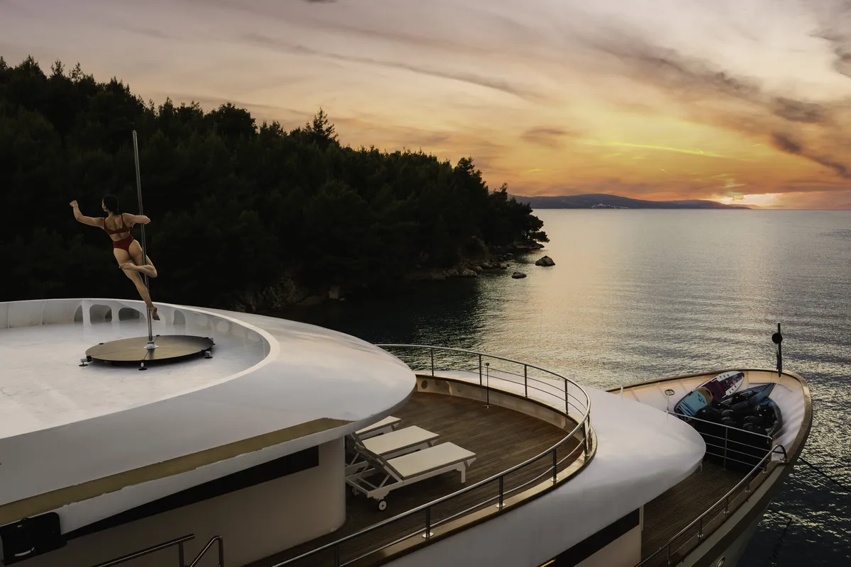 Riva, a Gulet Motoryacht motor yacht at Split, Croatia