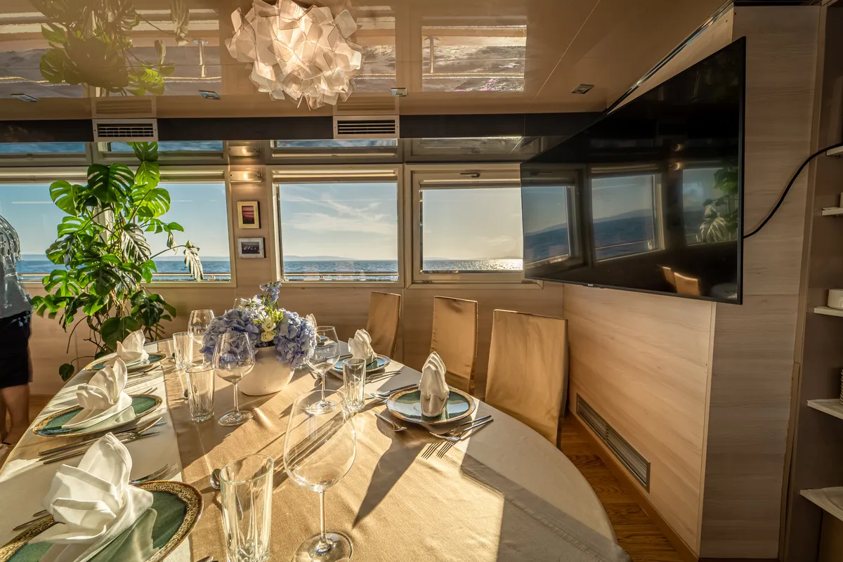 Salon of Riva, a Gulet Motoryacht motor yacht at Split, Croatia