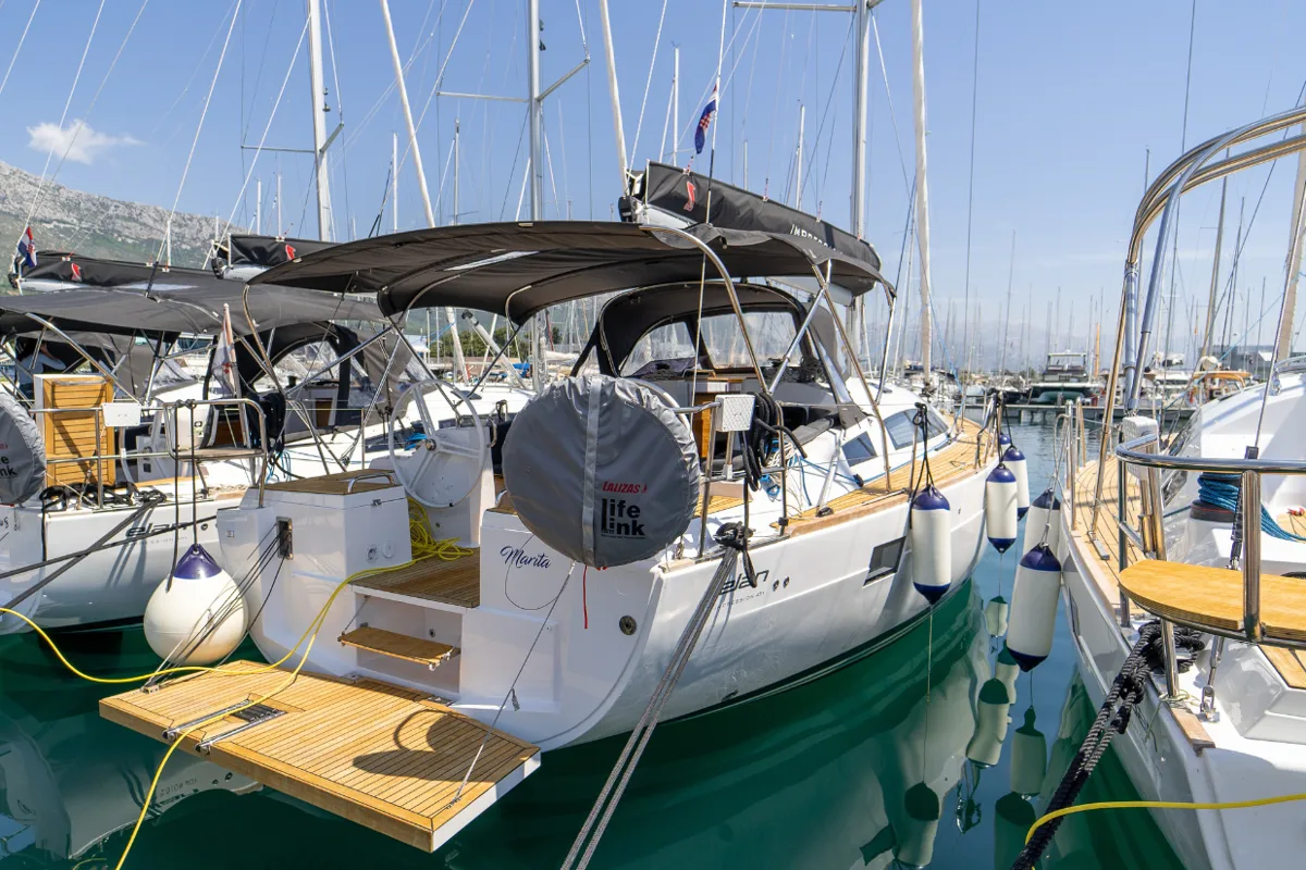 Marita, a Elan Impression 45.1 sailboat at Kaštela, Croatia