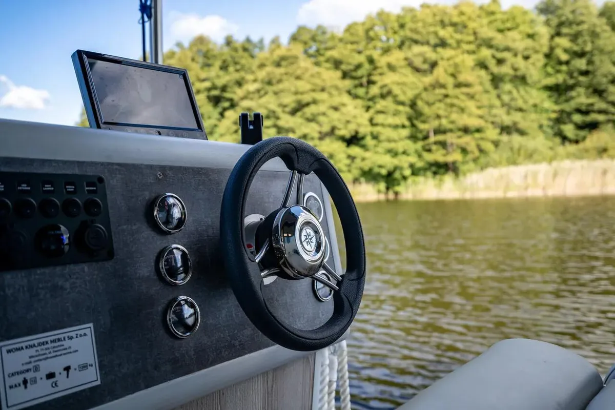 Liberty, a Woma D13 motorboat at Fürstenberg/Havel, Germany