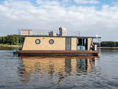 Liberty, a Woma D13 motorboat at Fürstenberg/Havel, Germany