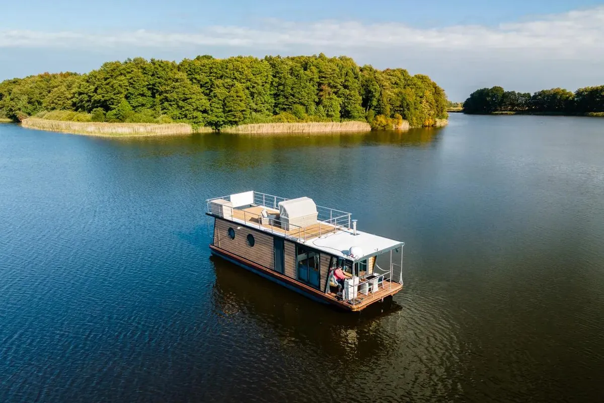 Liberty, a Woma D13 motorboat at Fürstenberg/Havel, Germany