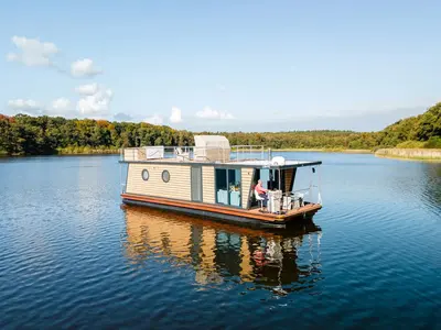 Liberty, a Woma D13 motorboat at Fürstenberg/Havel, Germany