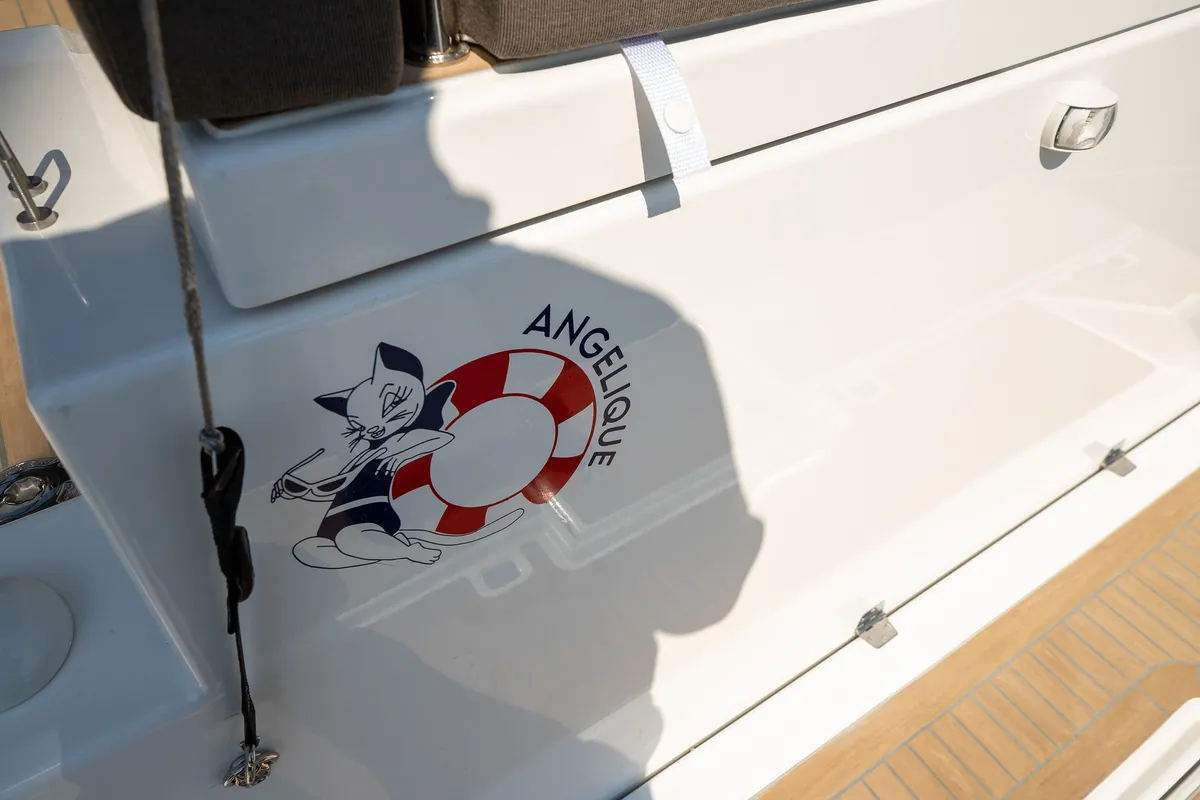 Angelique, a Dufour 470 sailboat at Kaštela, Croatia