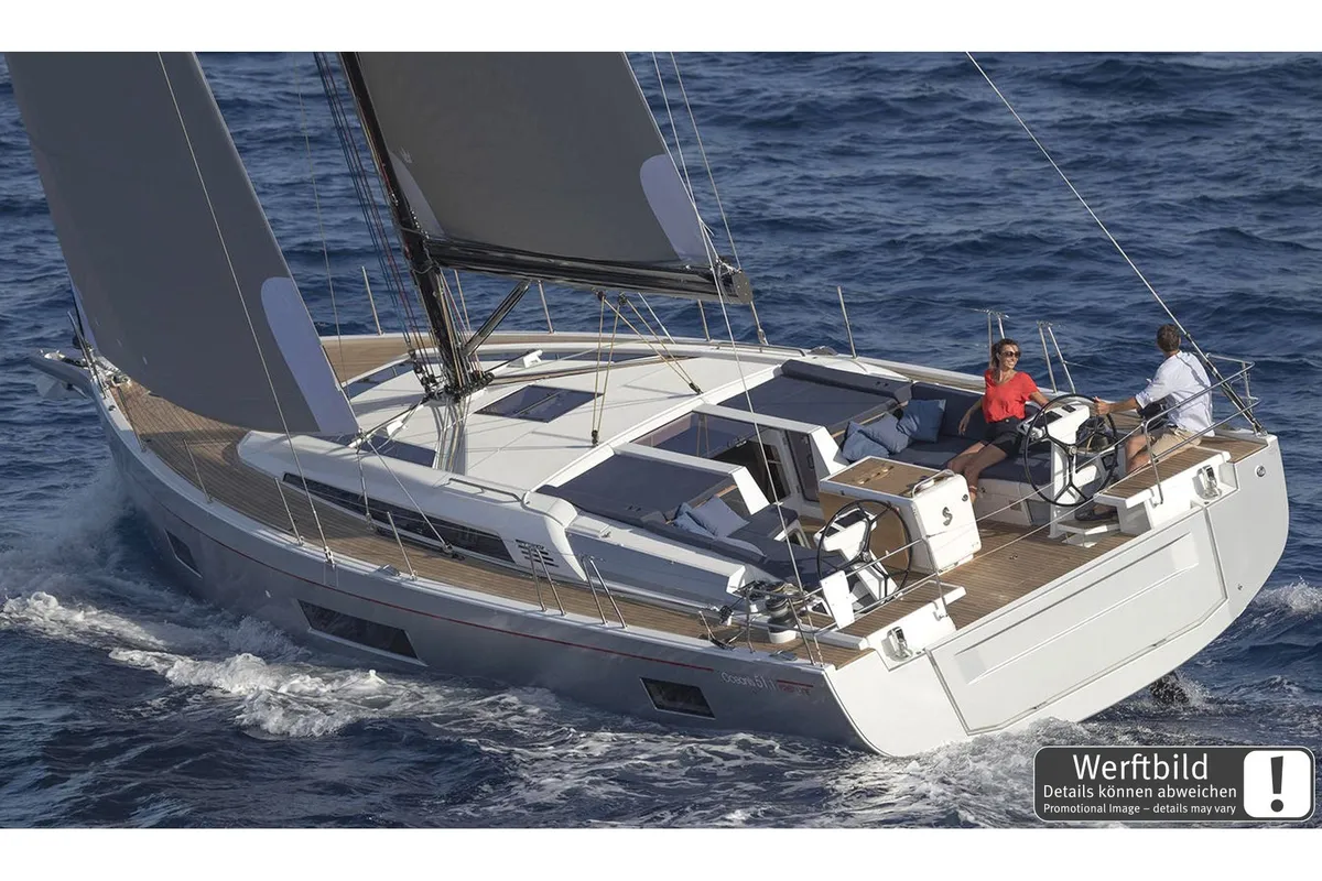 Flipper, a Beneteau Oceanis 51.1 sailboat at Palma de Mallorca, Spain