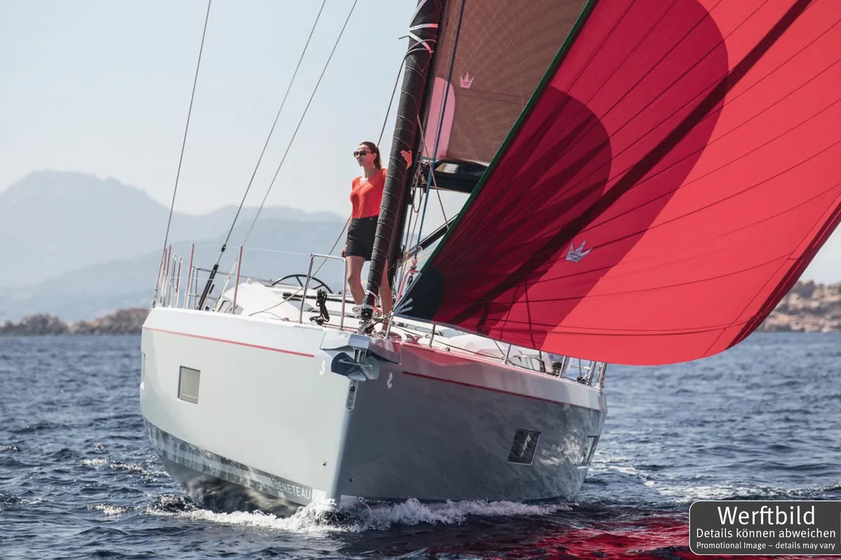 Flipper, a Beneteau Oceanis 51.1 sailboat at Palma de Mallorca, Spain