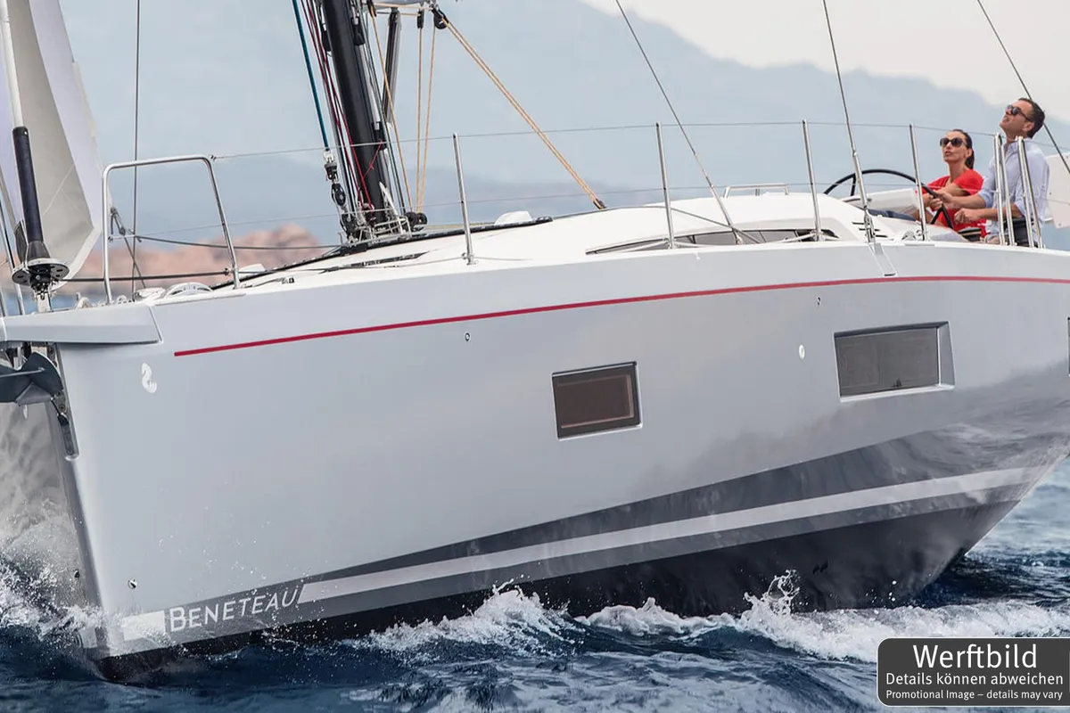 Flipper, a Beneteau Oceanis 51.1 sailboat at Palma de Mallorca, Spain