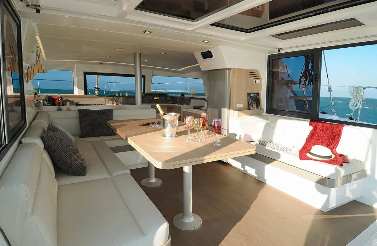Princess, a Bali 4.1 catamaran at Municipal Unit of Lefkada, Greece