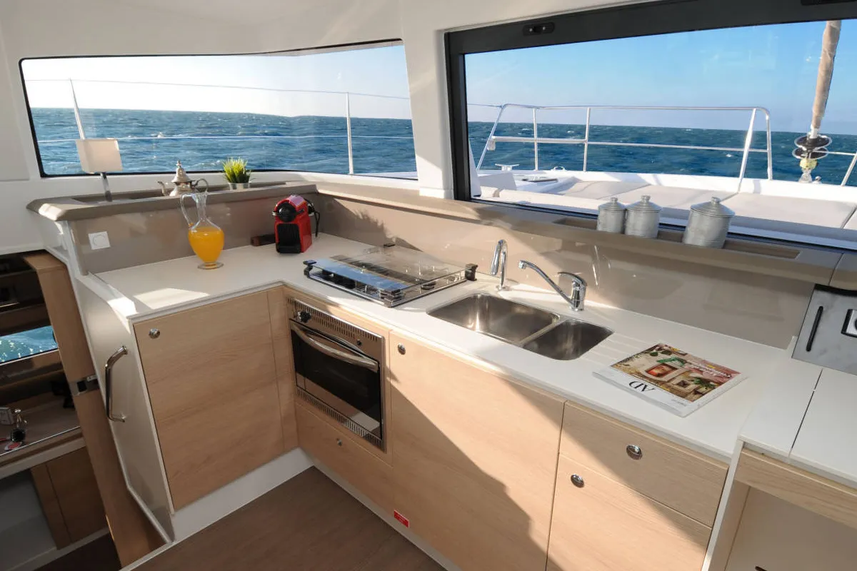 Princess, a Bali 4.1 catamaran at Municipal Unit of Lefkada, Greece