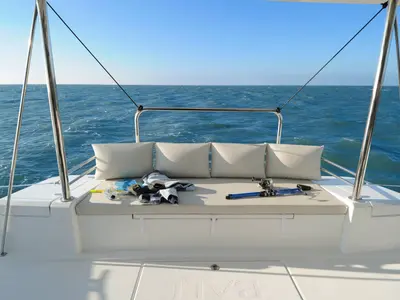 Princess, a Bali 4.1 catamaran at Municipal Unit of Lefkada, Greece