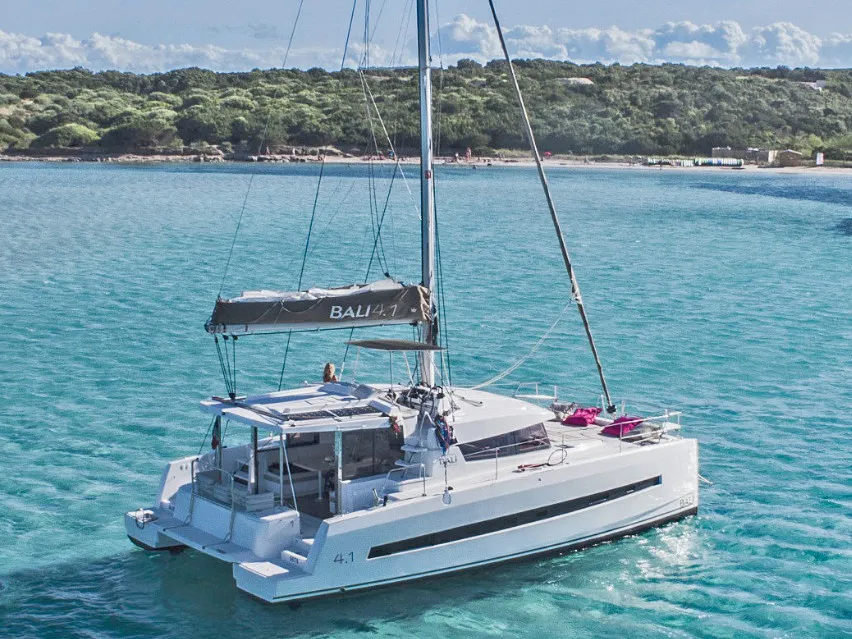 Princess, a Bali 4.1 catamaran at Municipal Unit of Lefkada, Greece