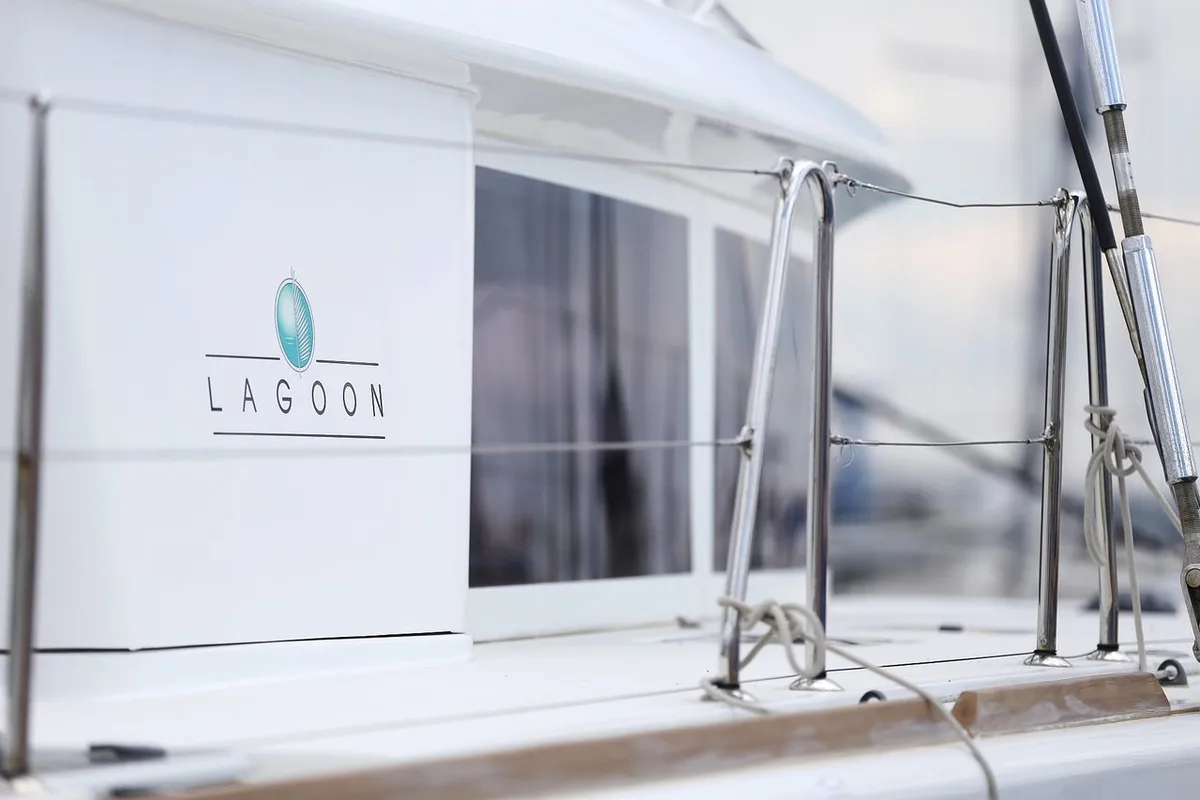 Ladies And Gentlemen, a Lagoon 450 catamaran at Općina Sukošan, Croatia