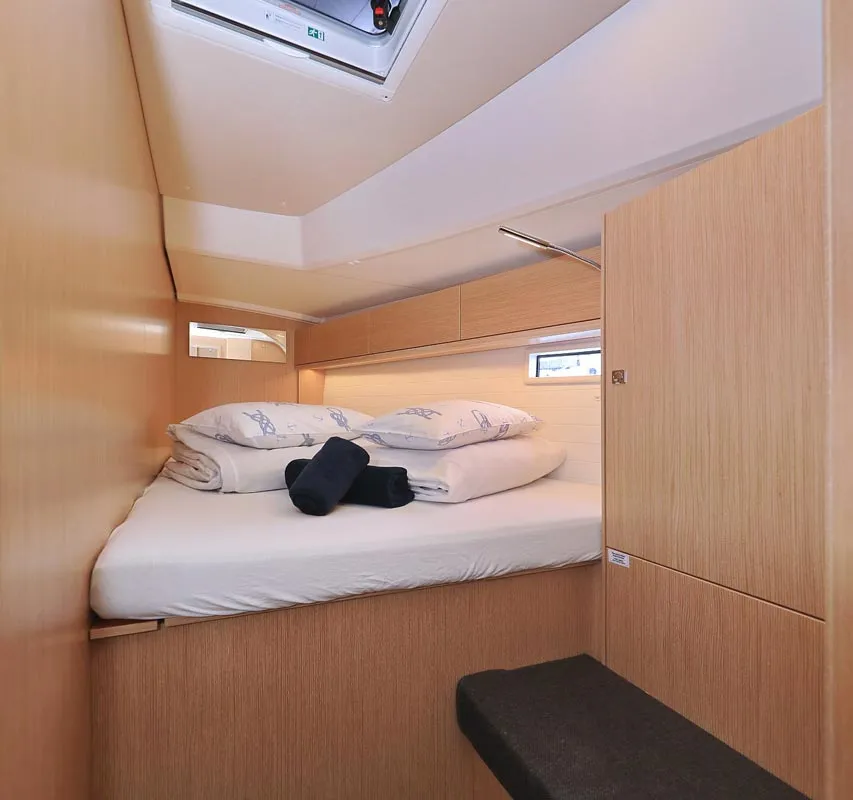Cabin on Aiolos I, a Bavaria Cruiser 46 sailboat at Grad Biograd na Moru, Croatia
