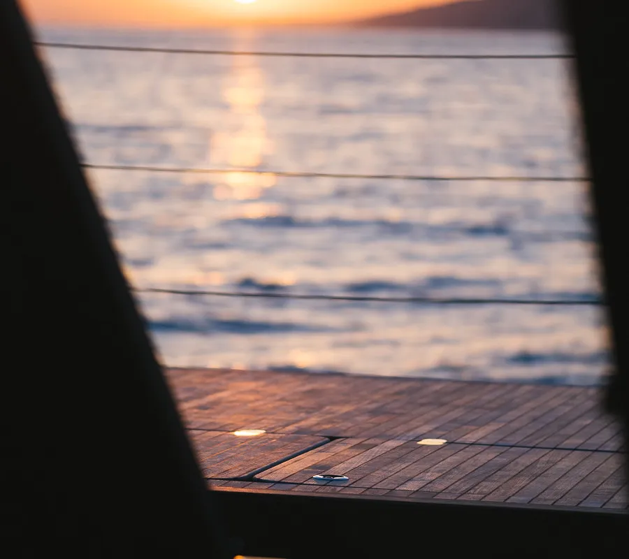 Amber One, a Sunreef 70 Power catamaran at Kaštela, Croatia