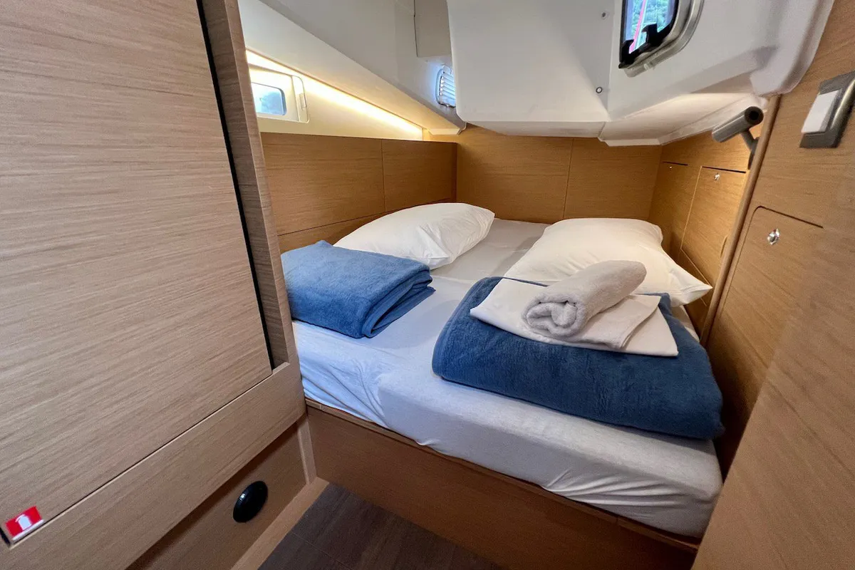 Galley of Thalia, a Jeanneau Sun Odyssey 410 sailboat at Grad Pula, Croatia