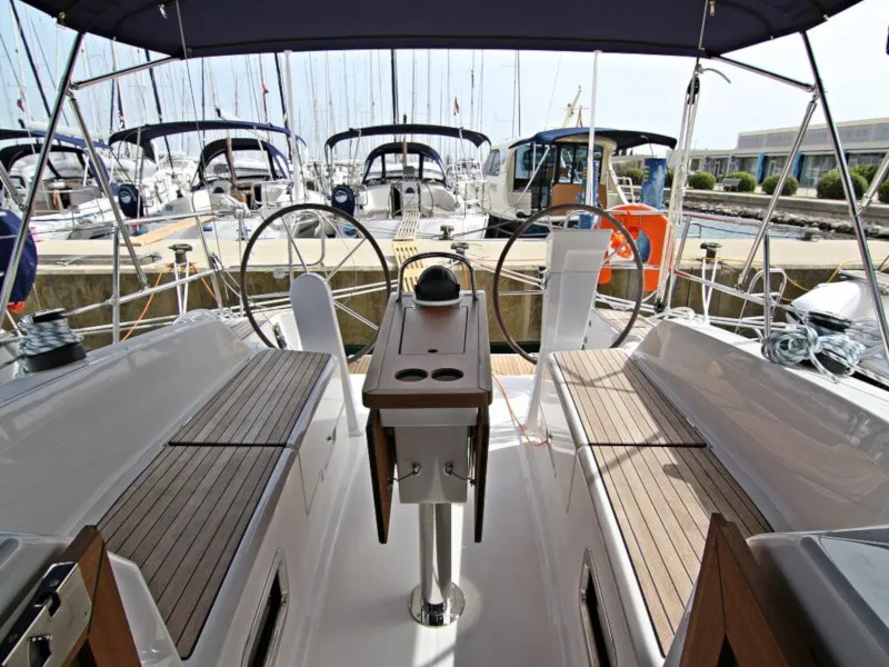 Lucy, a Bavaria Cruiser 34 sailboat at Sukošan, Croatia