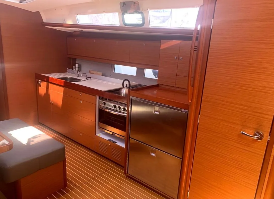 Adventure Planet, a Dufour 460 GL sailboat at Marsala, Italy