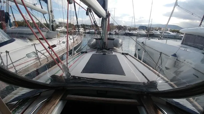 Katrina, a Jeanneau Sun Odyssey 36i sailboat at Municipal Unit of Elefsina, Greece